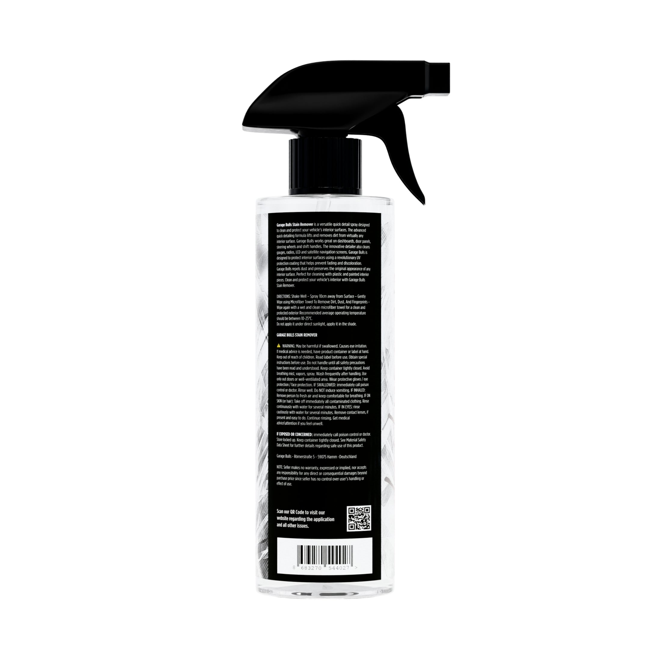 Stain Remover / Süper Güçlü Leke Çıkartıcı - Oto Detay Temizlik 400ml